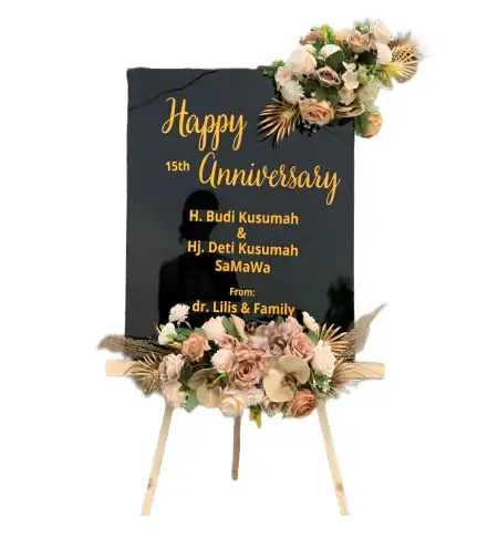 Papan Bunga Akrilik Tua
